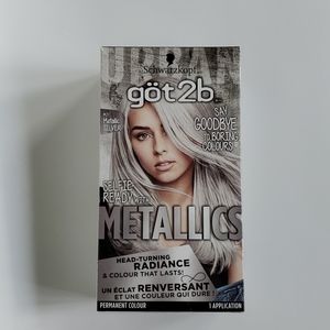 Schwarzkopf got2be metalic silver hair dye
